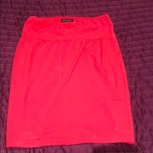 Talula hot pink stretchy mini skirt